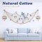 4E's Novelty 1 Pack Fish Net Decorations - Natural Cotton 14ft x 4ft Beach Themed Party Decor
